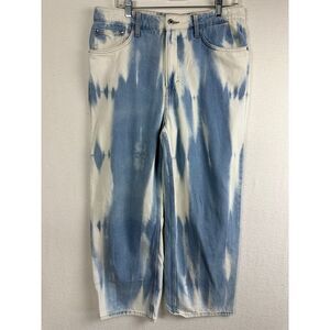 & Denim Jeans Women's 12 Loose Straight‎ High Waist Ankle Length